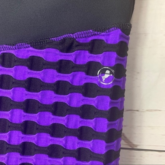 Stylish Purple and Black Women's Pants - Picture 2 of 8